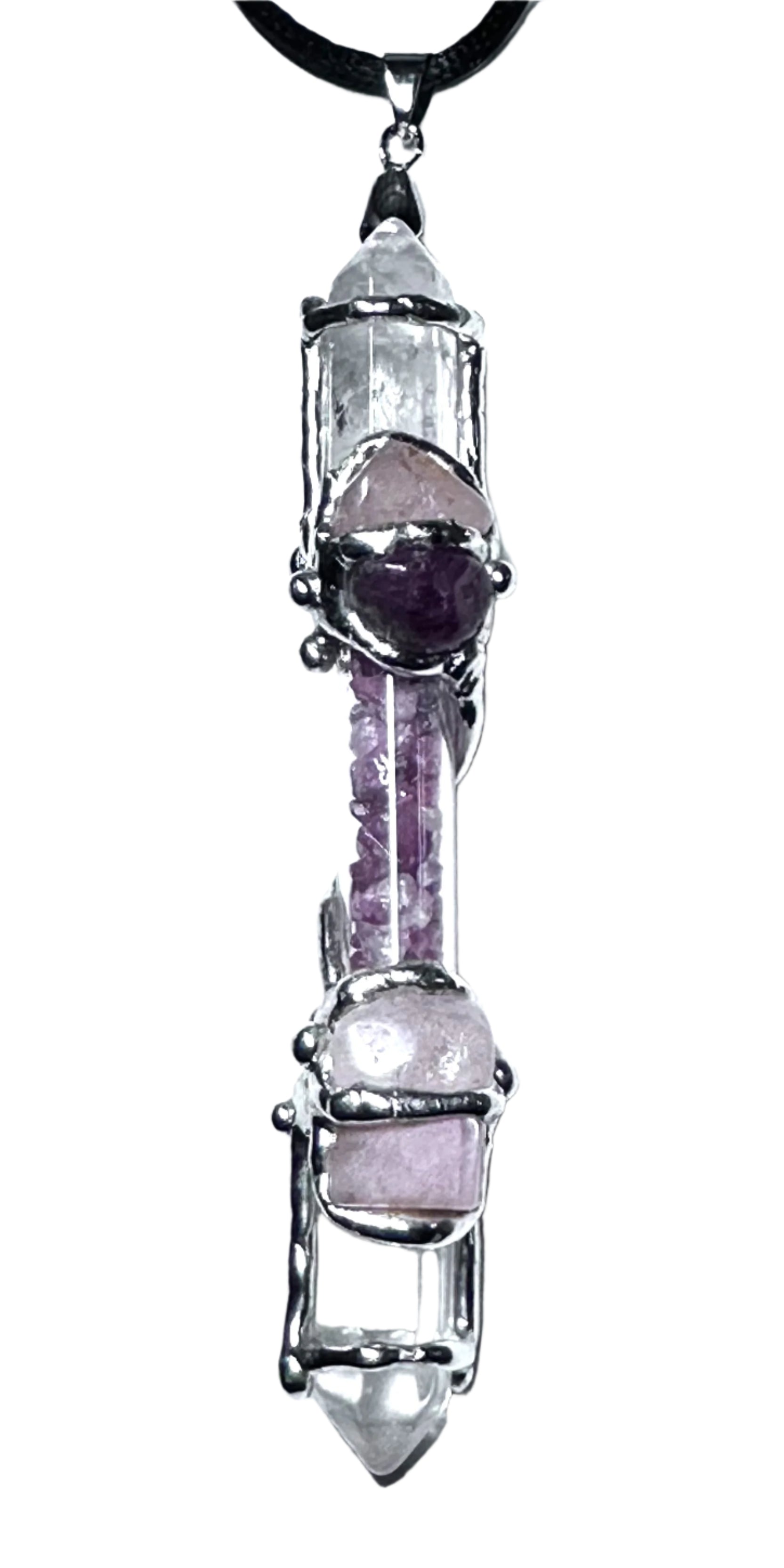 Archangel Chamuel Tourmaline filled Mini Wand
