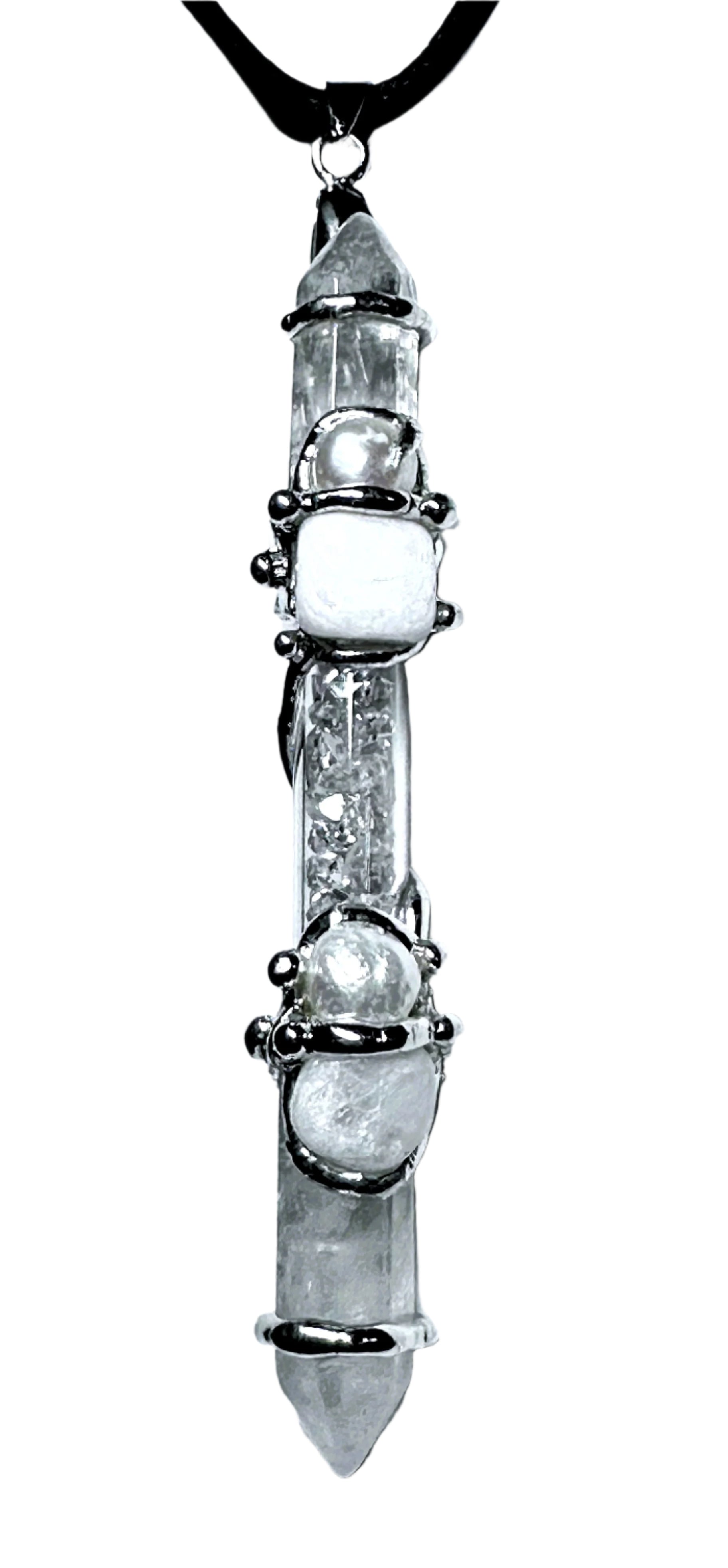 Archangel Gabriel Mini Diamond Quartz Wand