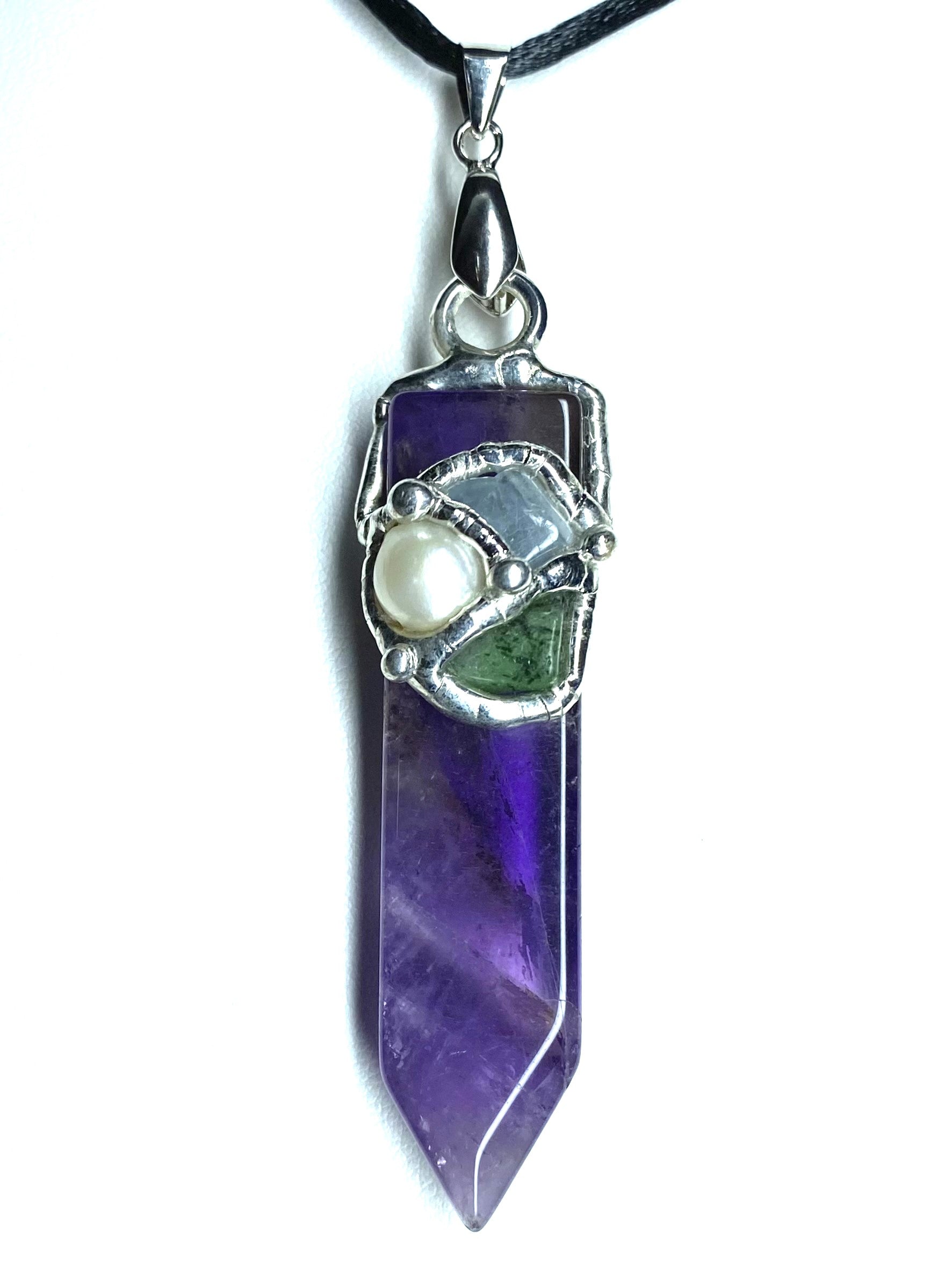 Ask Believe Receive Blade Pendant