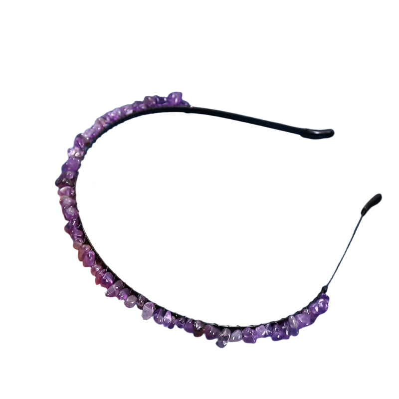 Amethyst Black Hair Bands