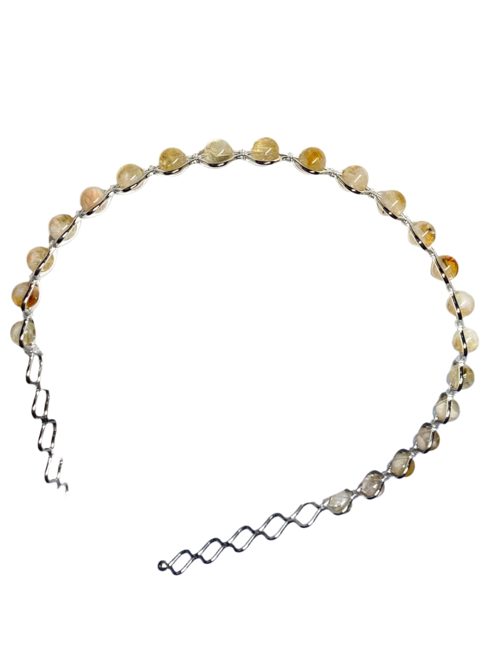 Citrine Beaded Hair Bands