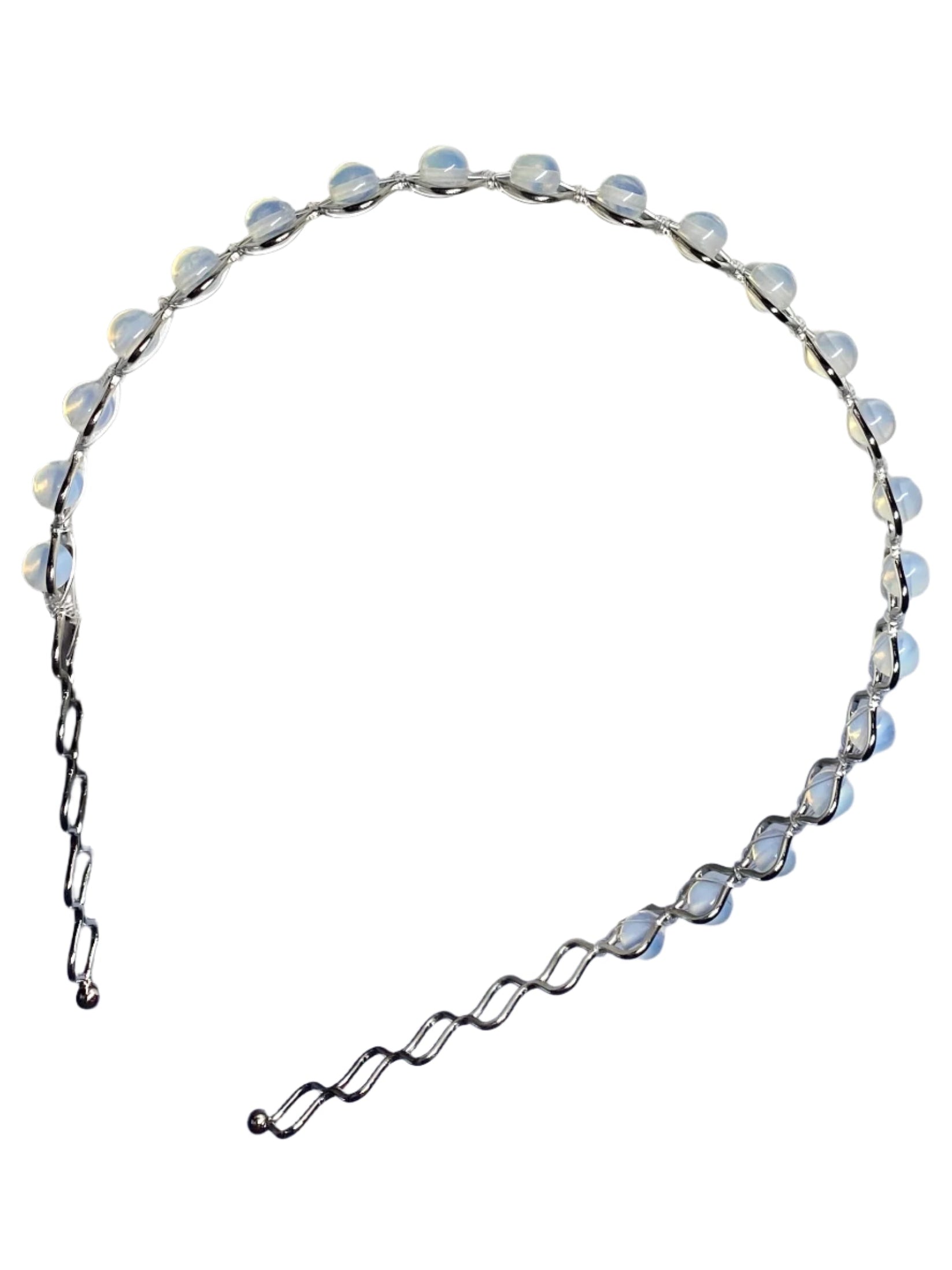 Opalite Beaded Hair Bands