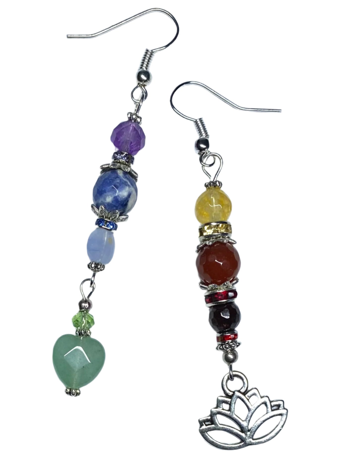 Chakra Earrings Lotus