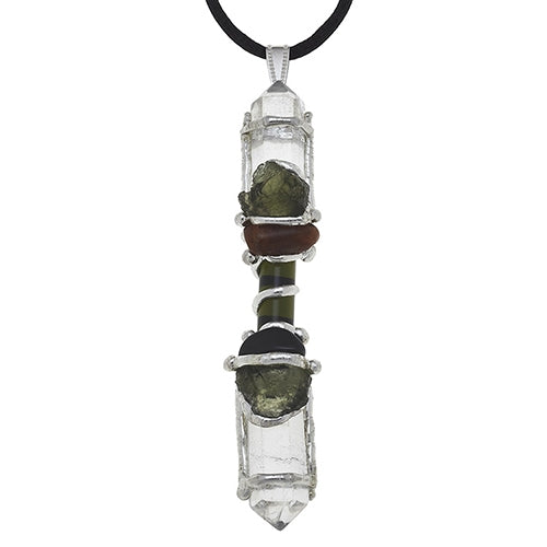 Protective Empowerment Moldavite Pendant