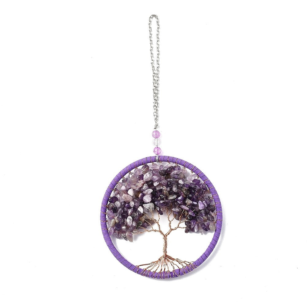 Purple Tree Decoration