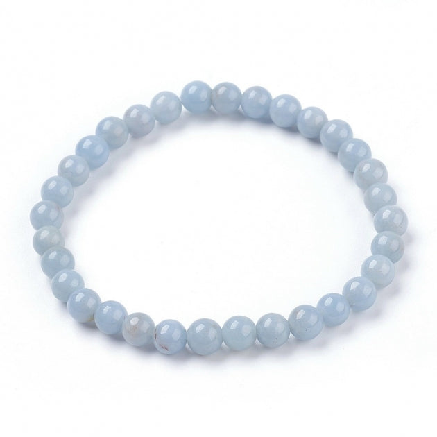 Angelite 6mm Bracelet