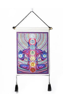 Chakra Cloth Wall Hanging Tapestry Mandala