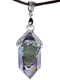 Custom Moldavite Pendant