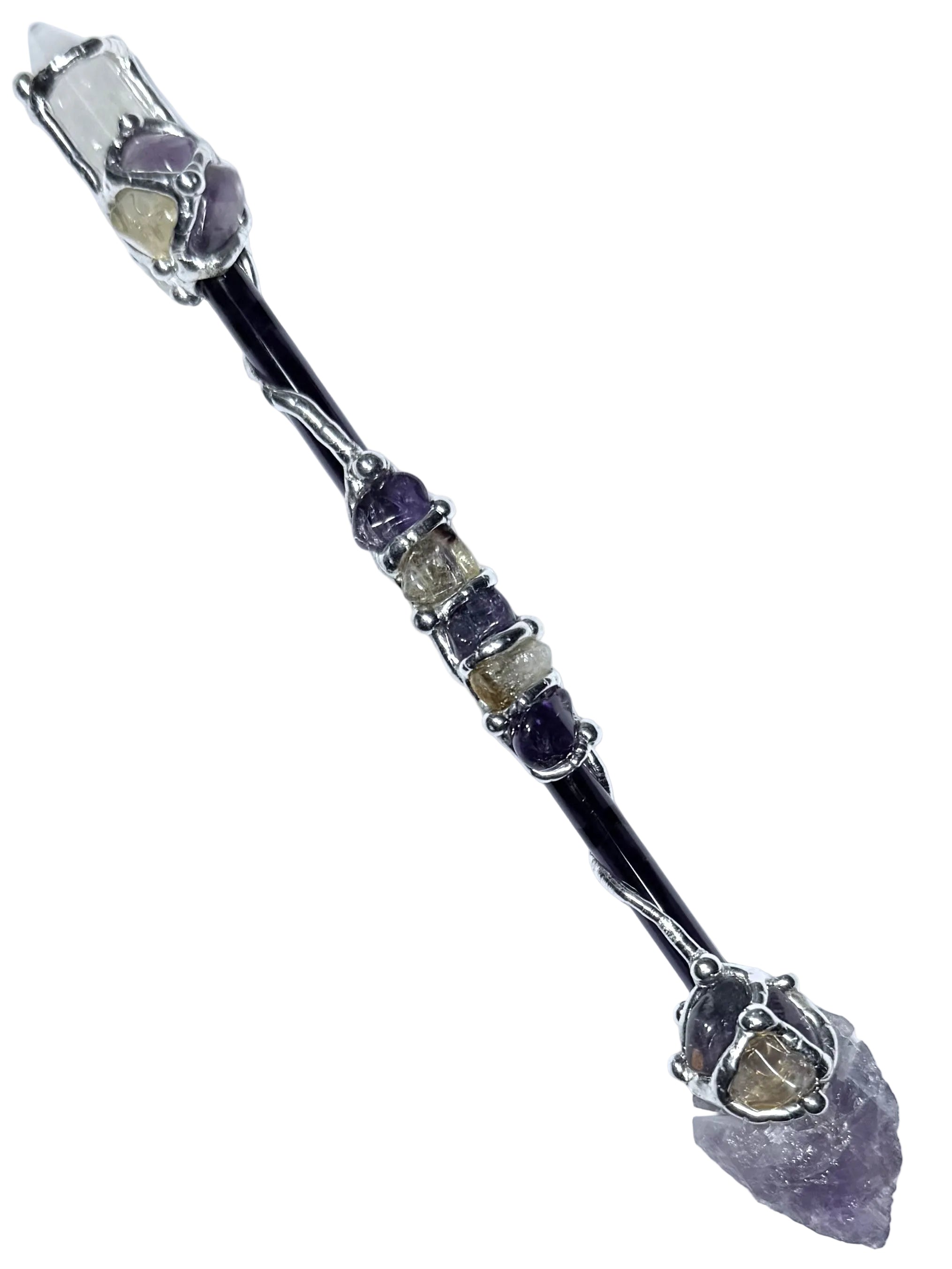 Archangel Uriel Arrowhead Medium Wand