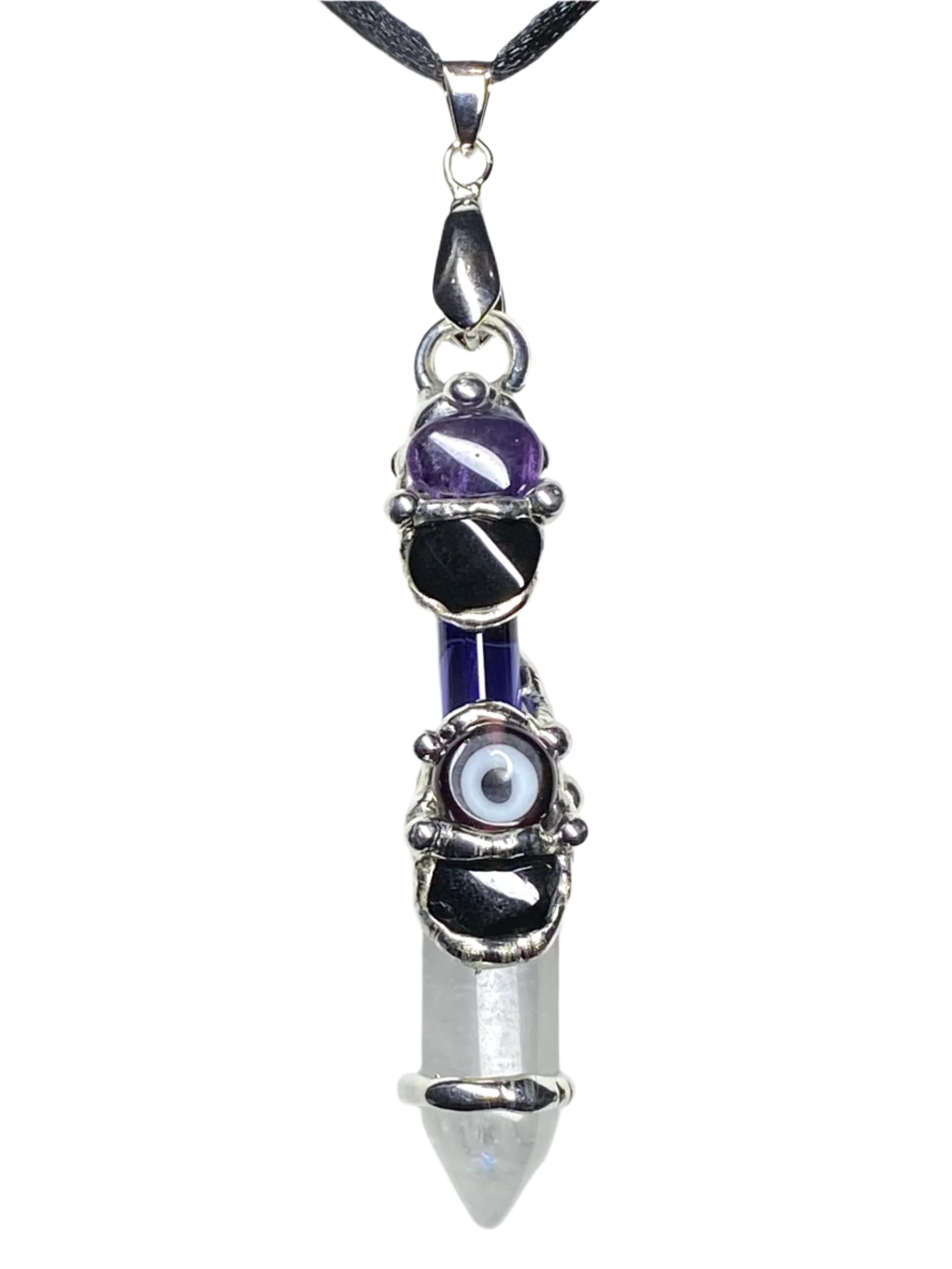 Protection Evil Eye Baby Wand Pendant