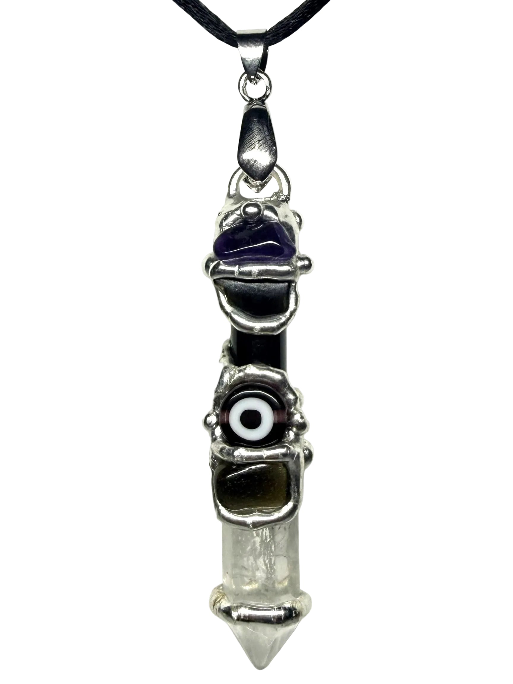 Protection Evil Eye Baby Wand Pendant