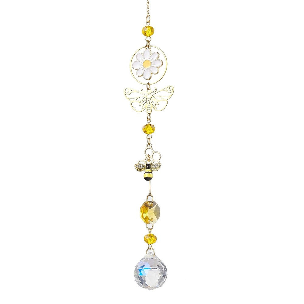 Butterfly Bee Flower Suncatcher