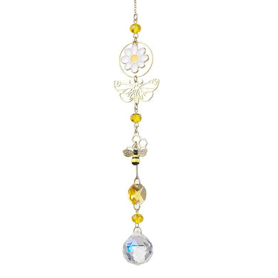 Butterfly Bee Flower Suncatcher