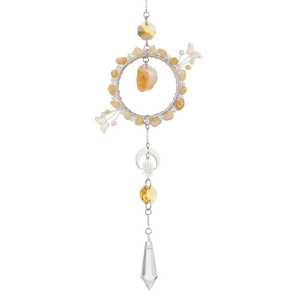 Citrine Butterfly Suncatcher