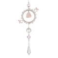 Rose Quartz Butterfly Suncatcher
