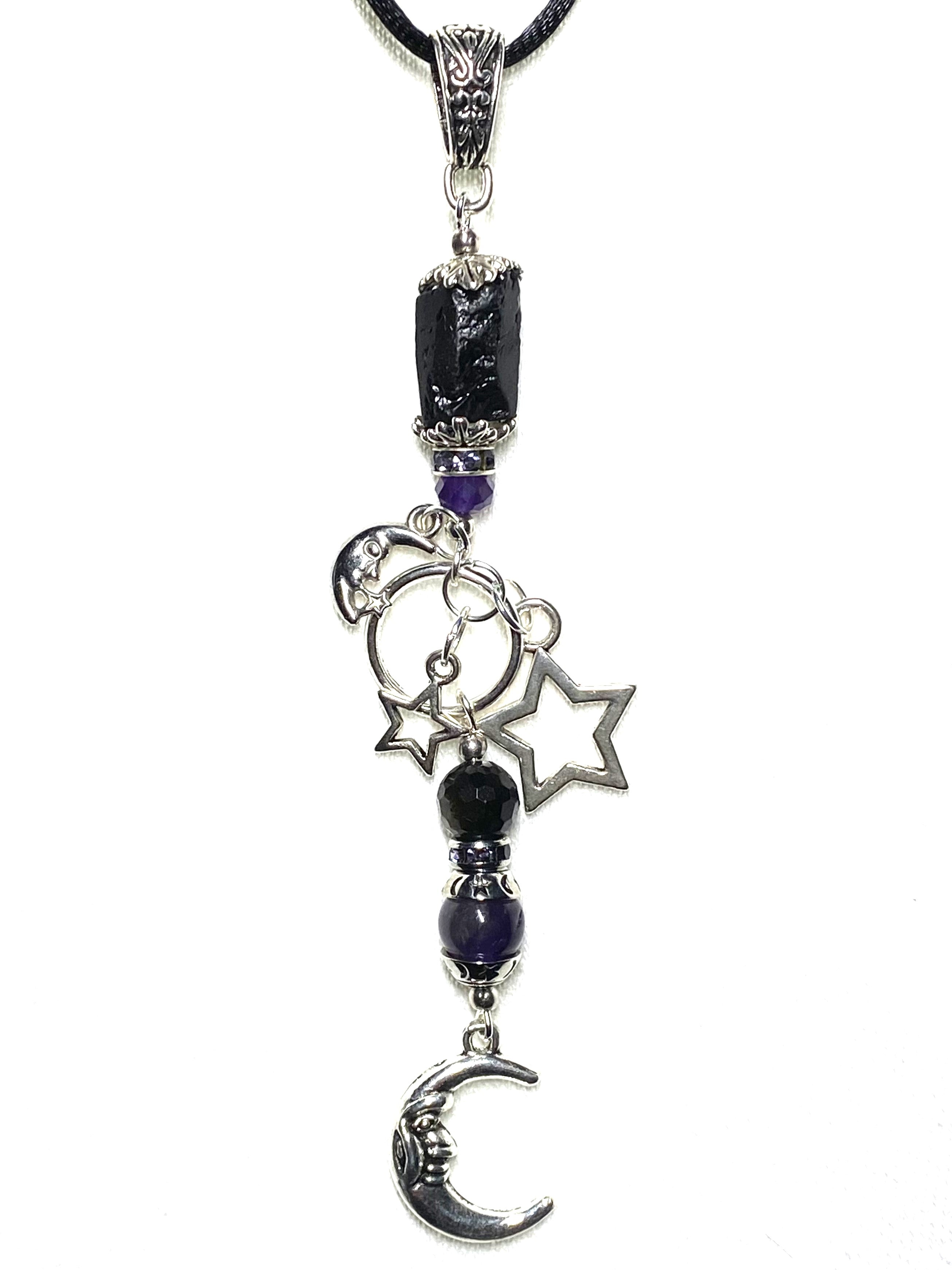 Protection Beaded Charm Necklace