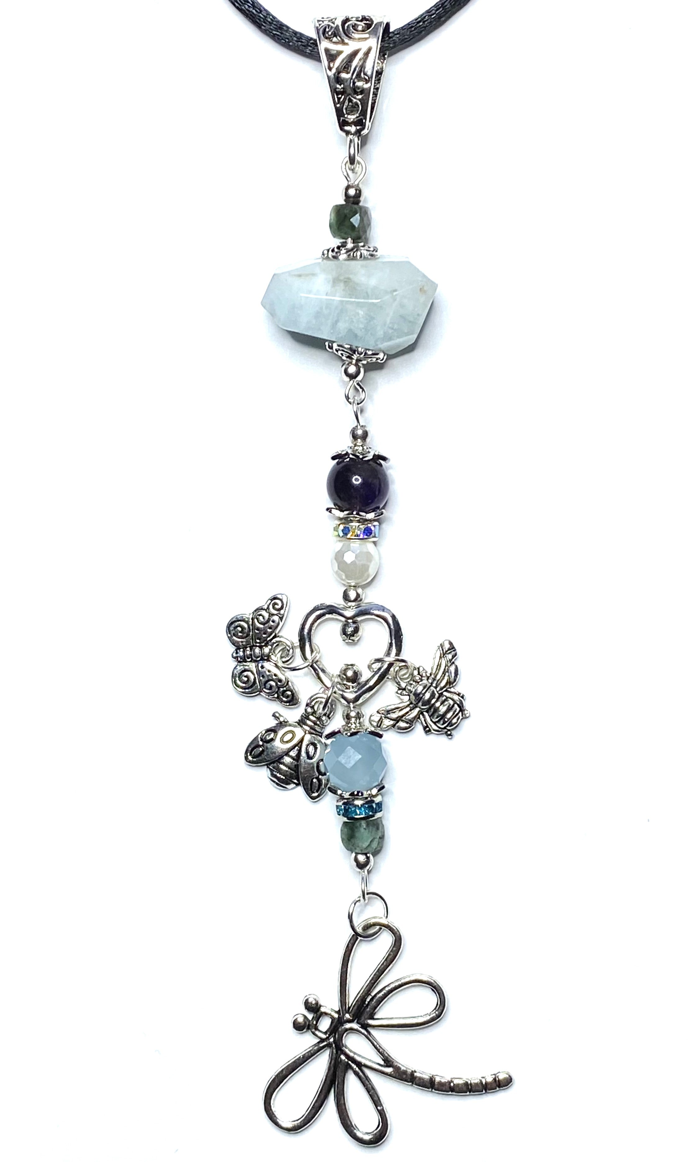 Ask Believe Receive Beaded Necklace