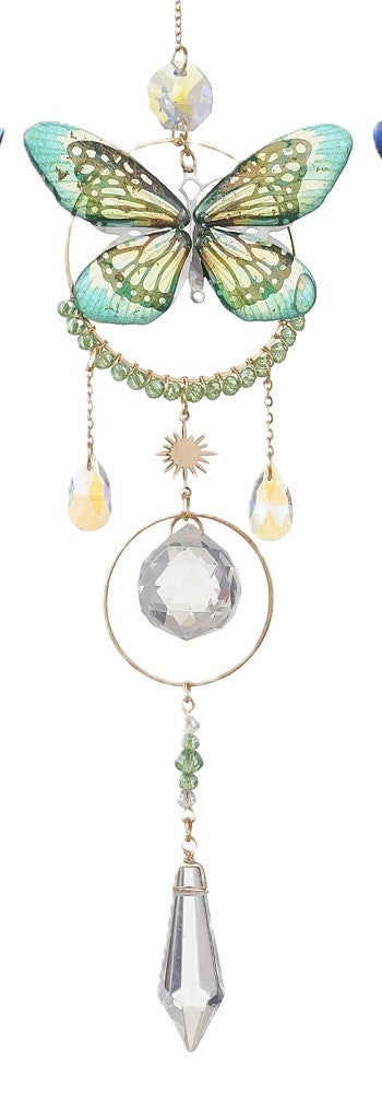 Green Butterfly Suncatcher