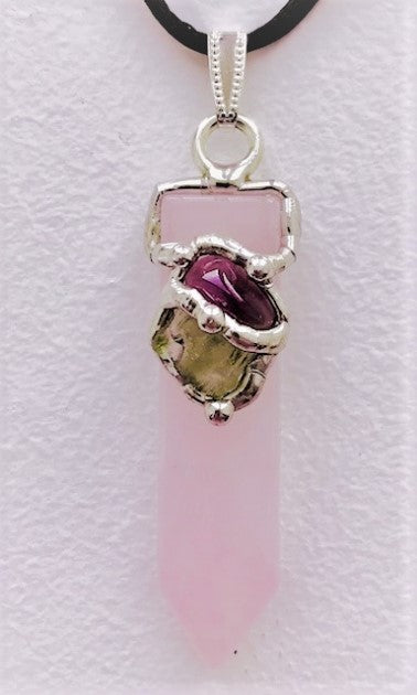 Quantum Love Moldavite Blade Pendant