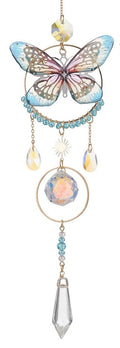 Light Blue Butterfly Suncatcher