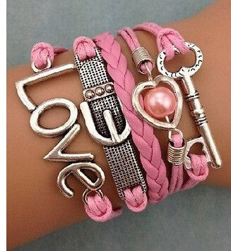 Love Message Bracelet - Salmon