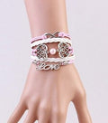 Forever Love Message Bracelet - Pink