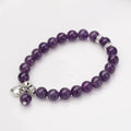 Amethyst Heart Bracelet