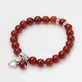 Carnelian Heart Bracelet