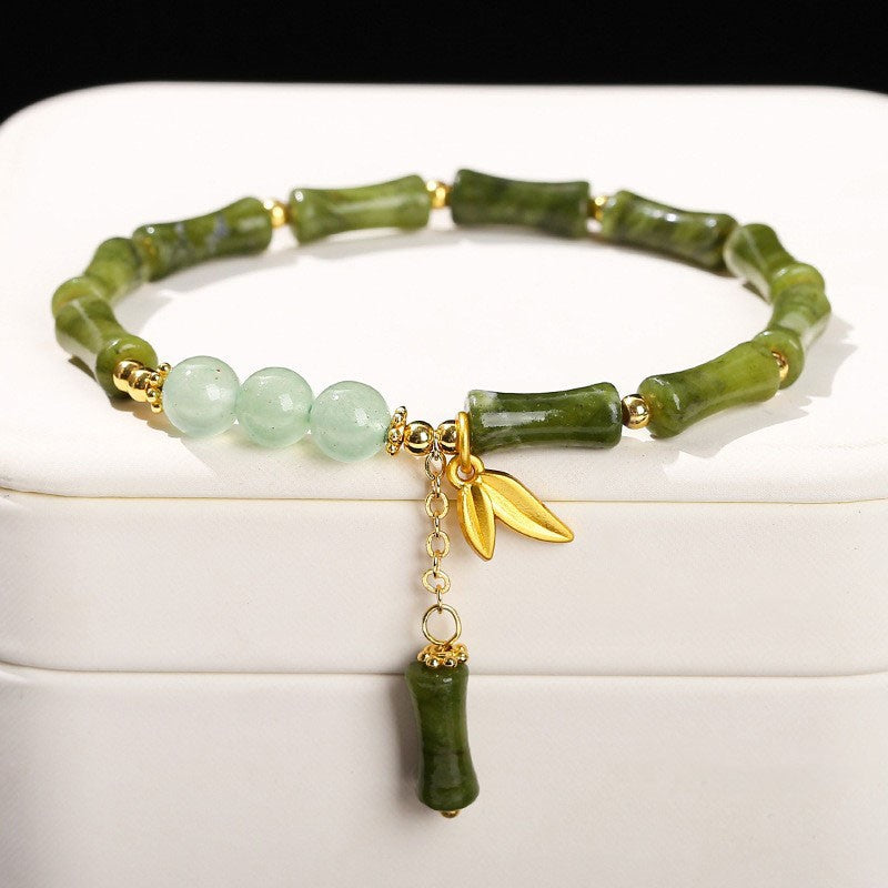 Jade Bamboo Bracelet