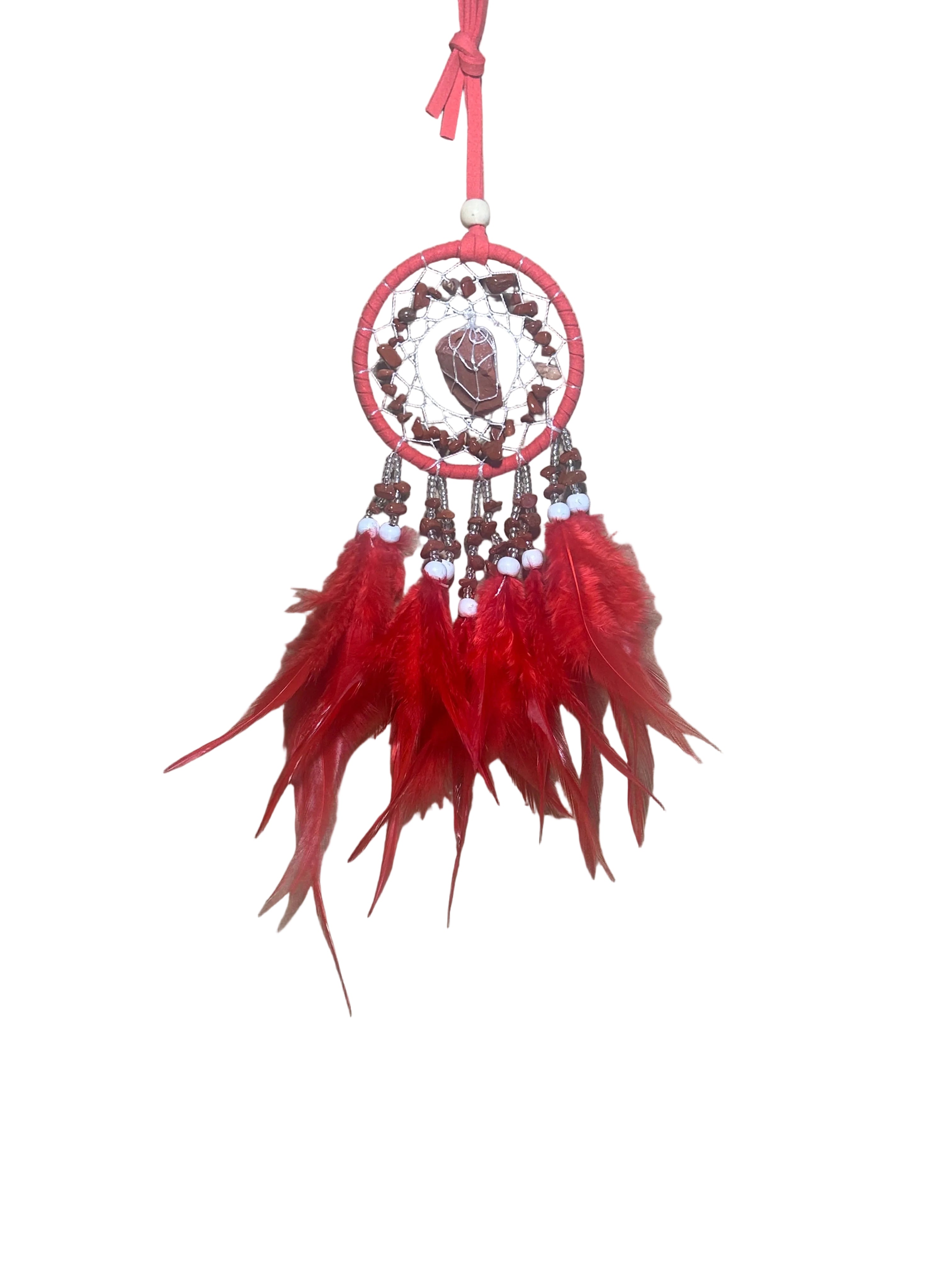 Red Jasper Mandala Decor
