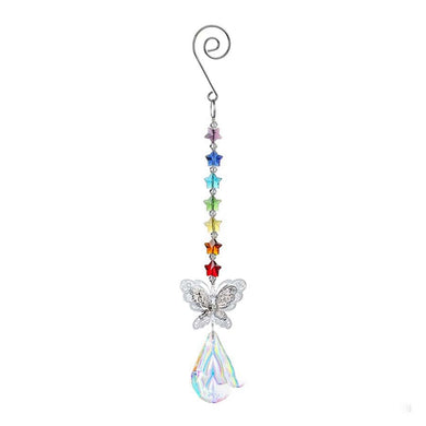 Chakra star with Butterfly Suncatcher