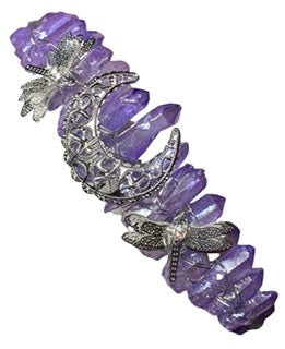 Crystal Crown Dragonflies - Purple Aura
