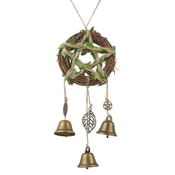 Star Wreath with Bells Door Chimes