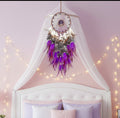 Dark Orchid Amethyst Tree Dreamcatcher