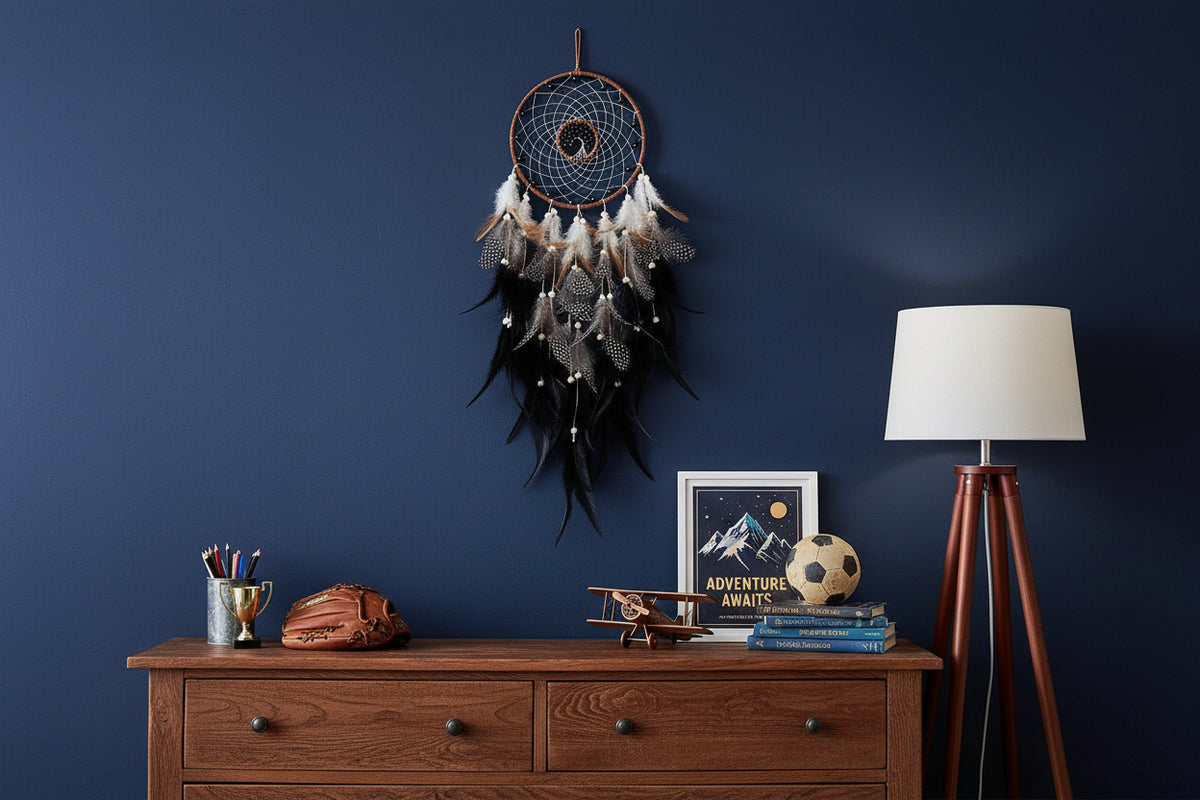 Black Obsidian Tree Dreamcatcher