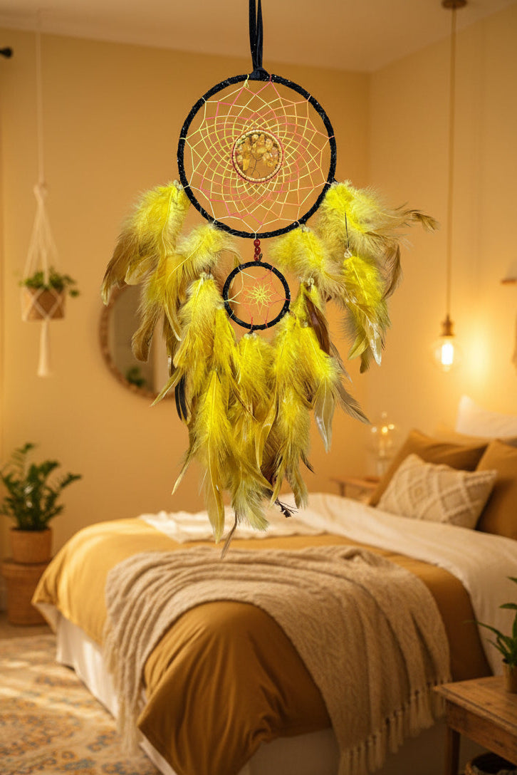 Citrine Tree Dreamcatcher