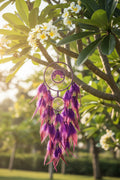 Fuchsia Purple Woven Tree Dreamcatcher