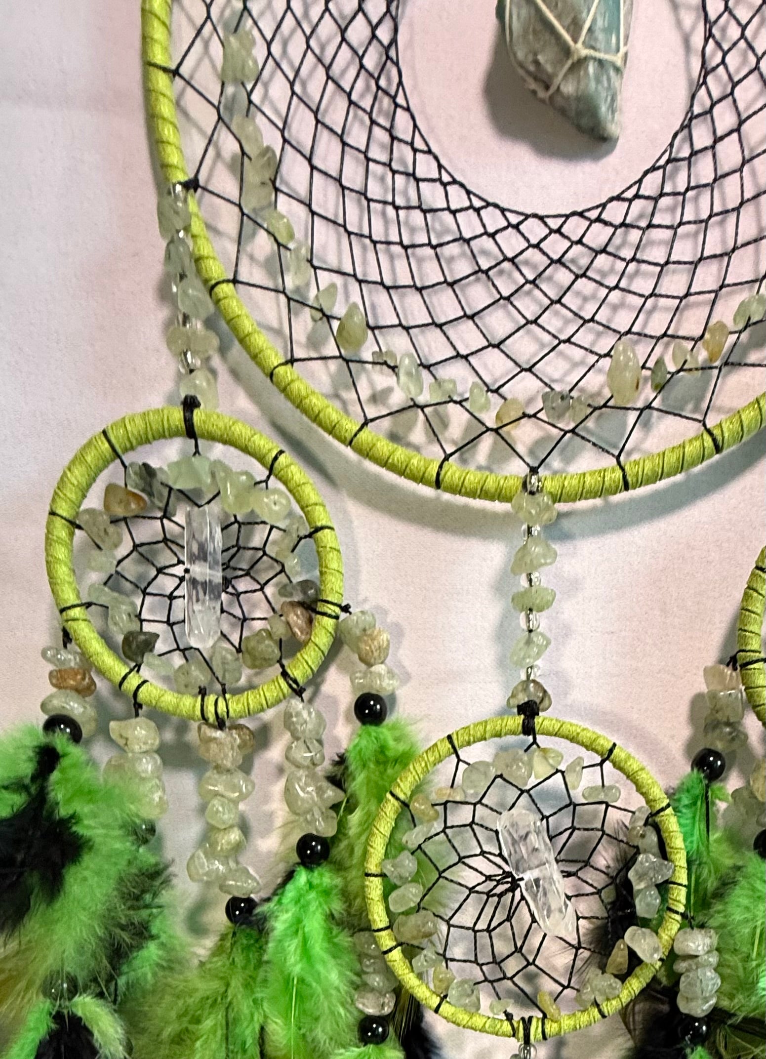 Green aventurine Dreamcatcher