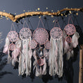 Pink and Cream Macramé Set