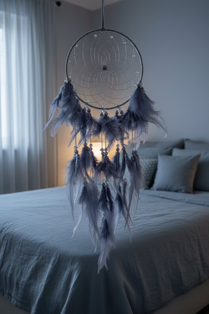 Silver weave Dreamcatcher