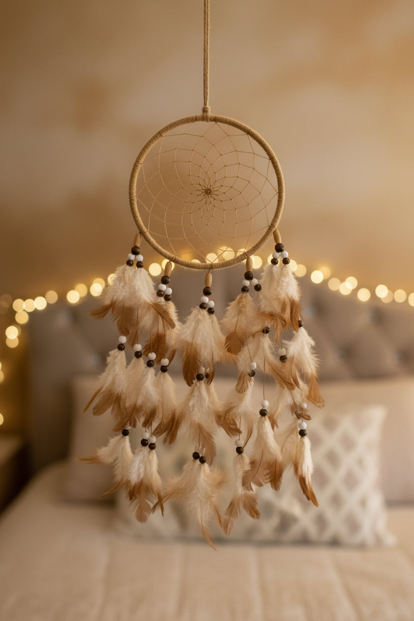 Tan Weave Dreamcatcher