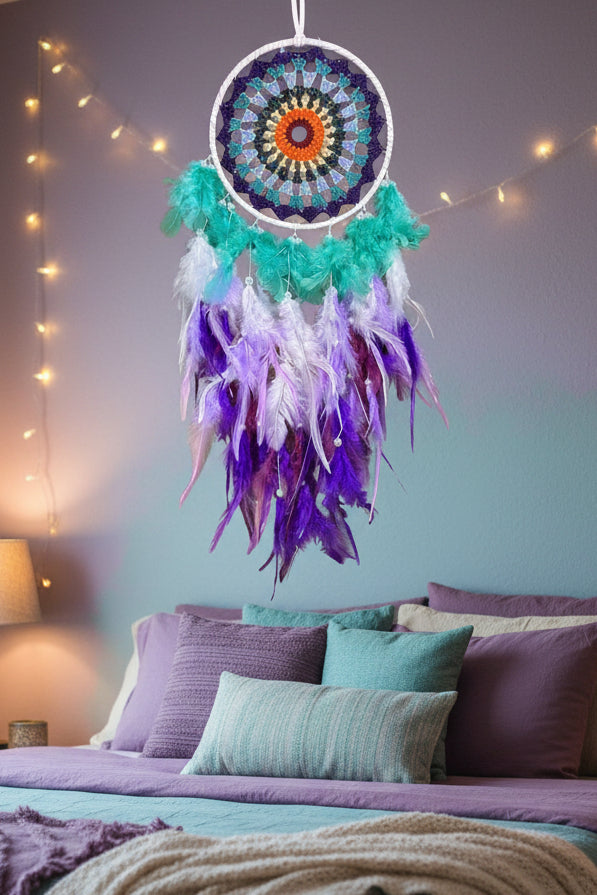 Multi-colored Weave Dreamcatcher