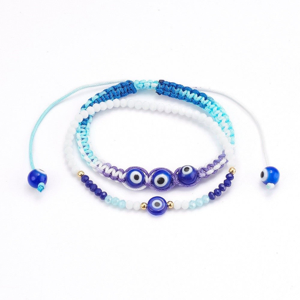 Evil Eye Bracelet Set of 2