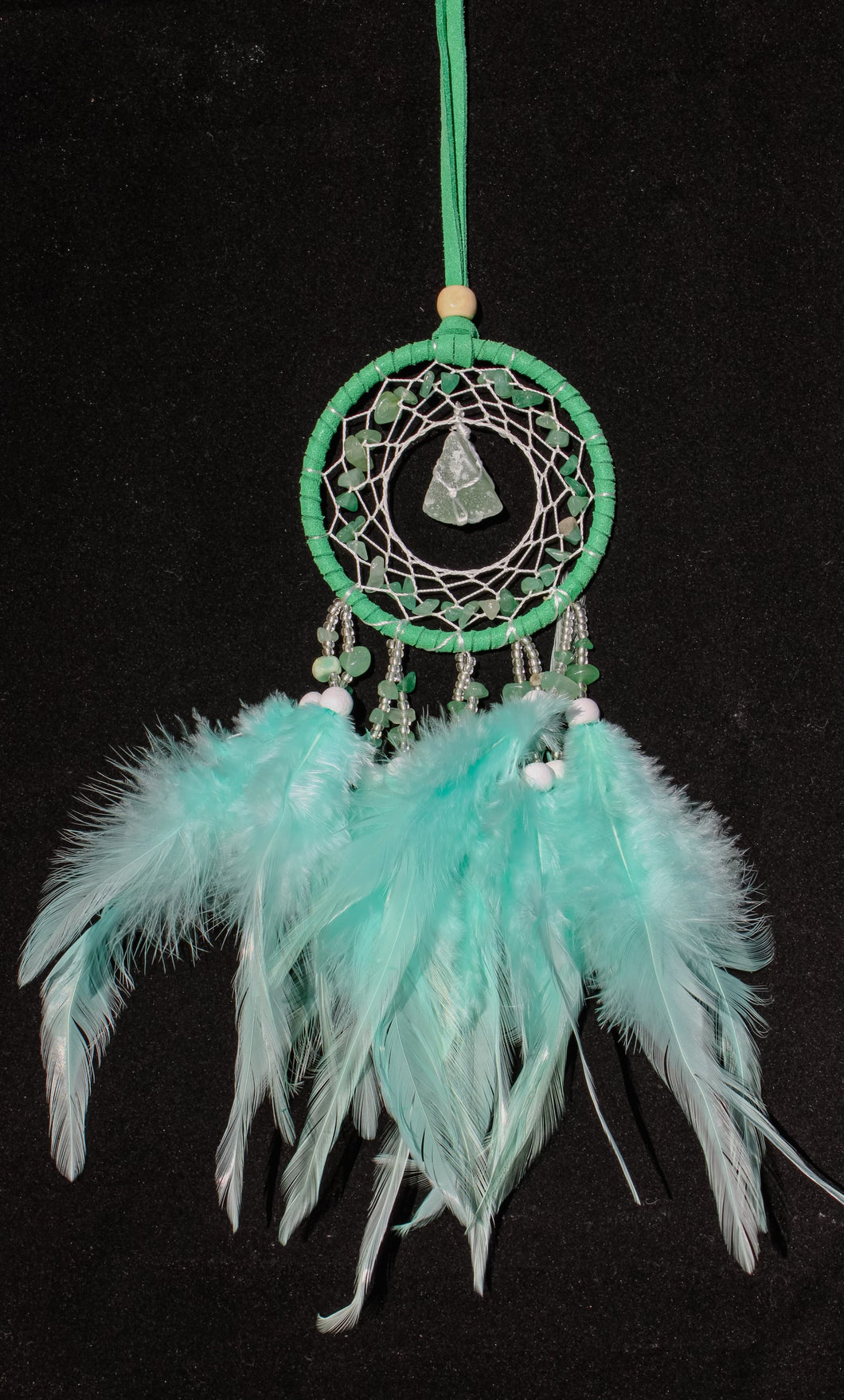 Green Aventurine Mandala Decor