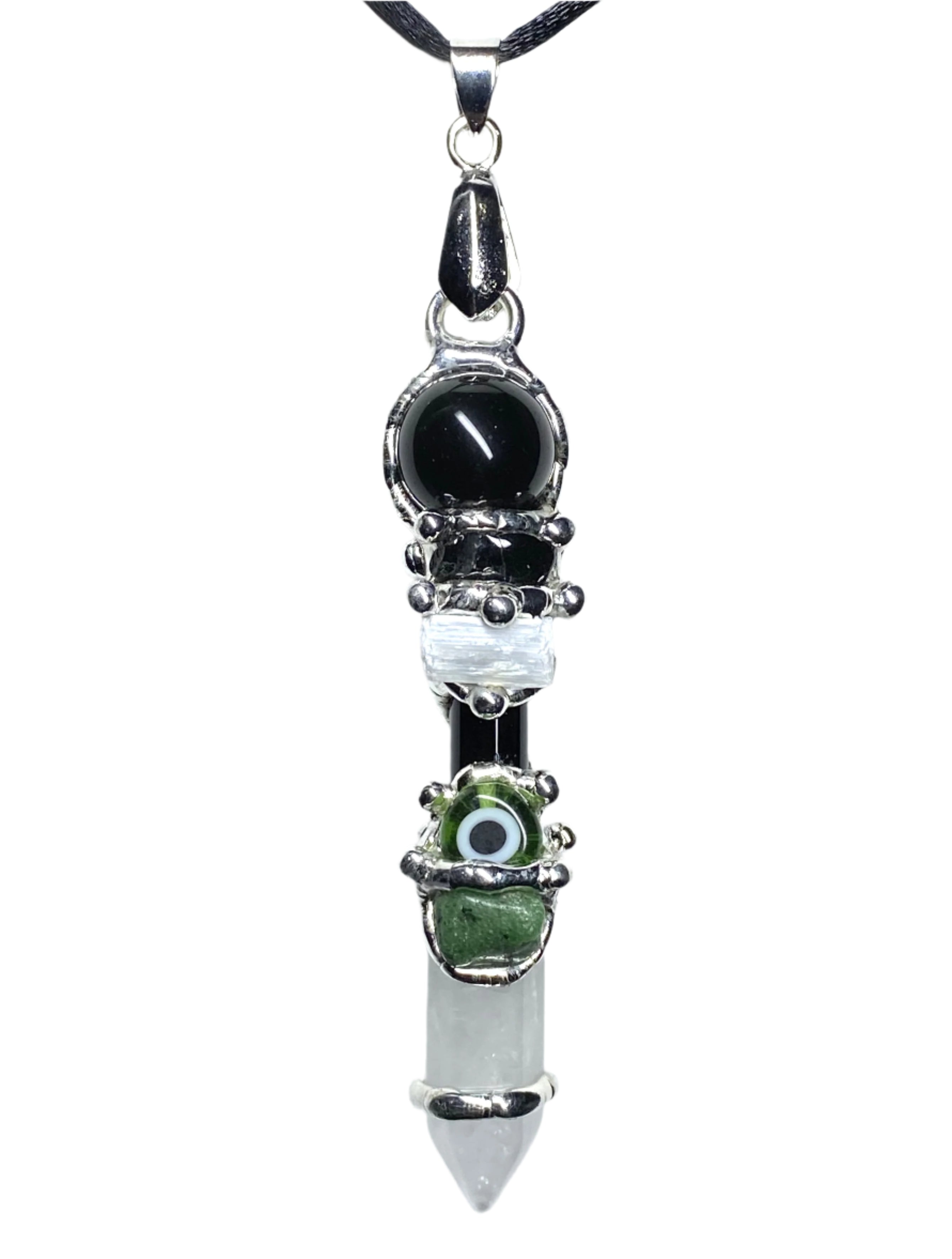Empath Evil Eye Baby Wand Pendant