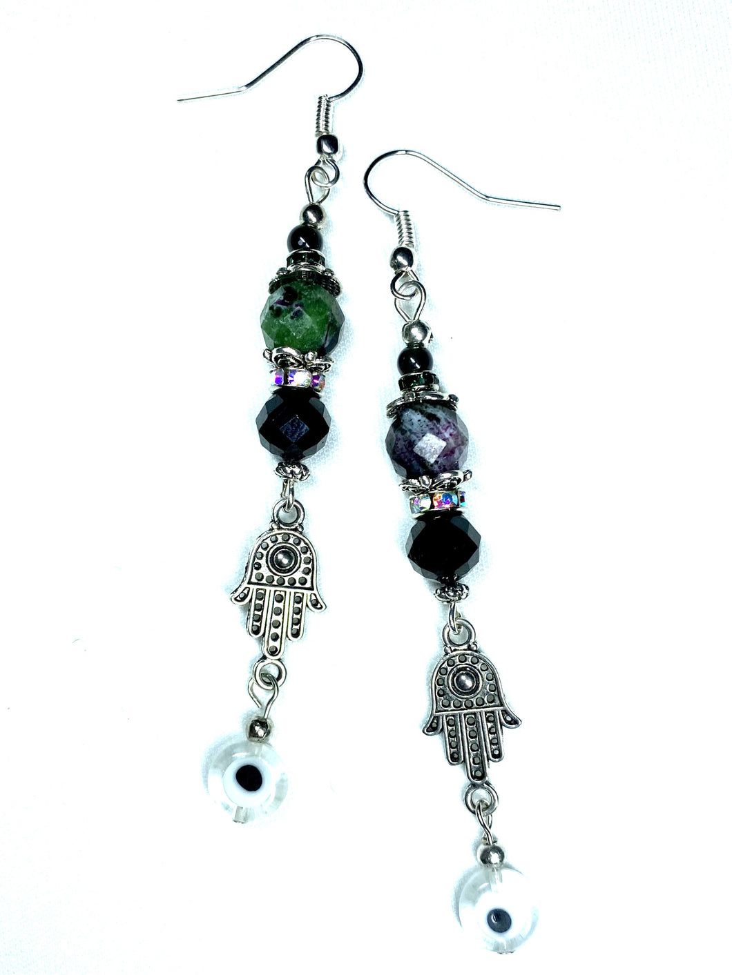 Empath Hamsa Evil Eye Earrings