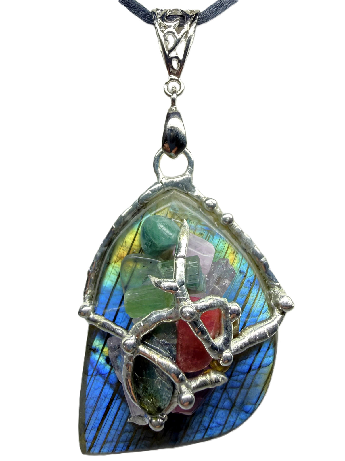 Large Rainbow Gem Drop Custom