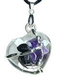 Violet Flame Heart Pendant