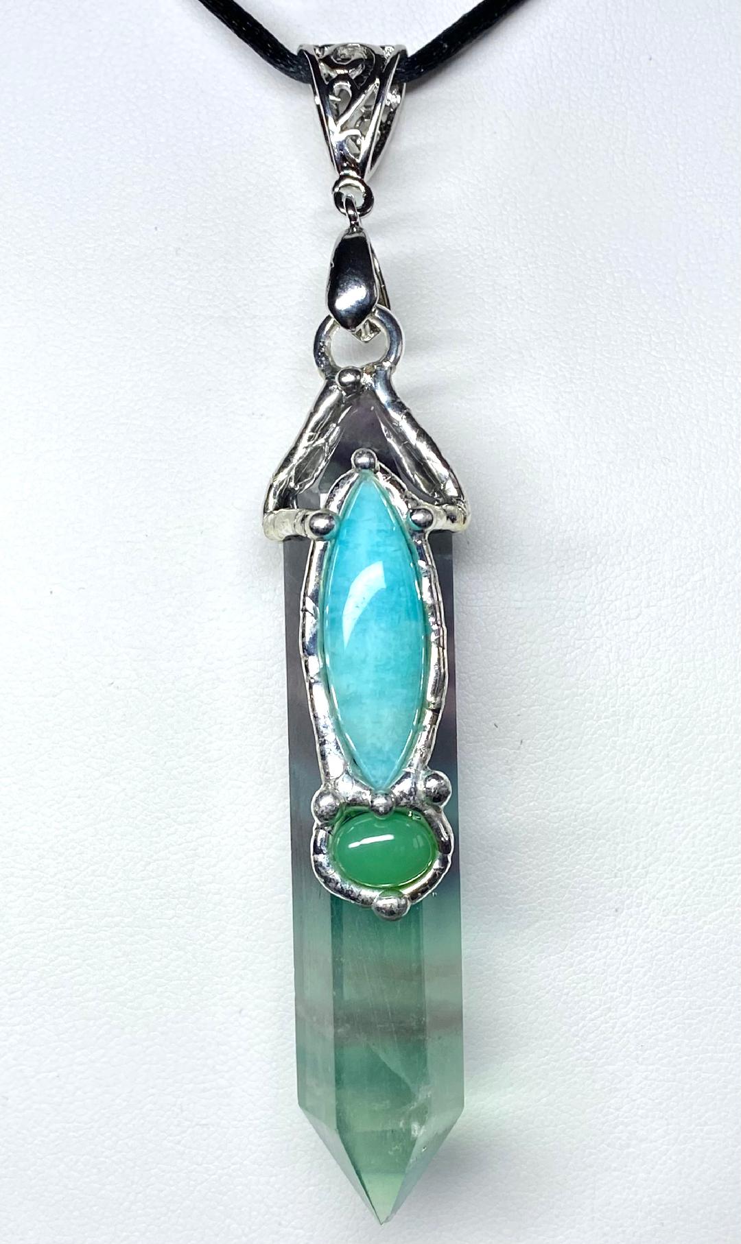 Custom Fluorite Pendant