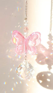 Butterfly Suncatcher Pink